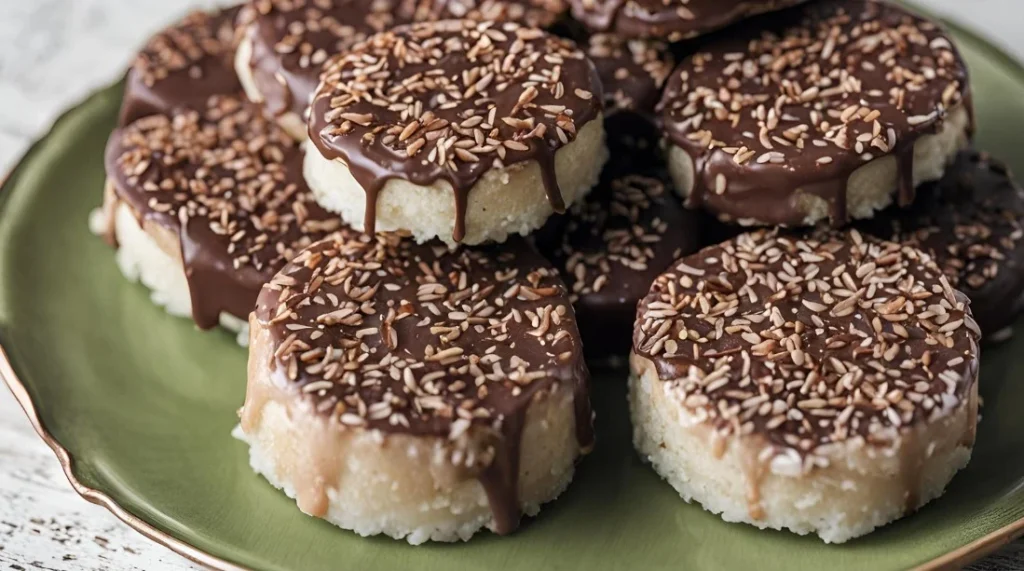 Rice Cakes Dipped in Chocolate