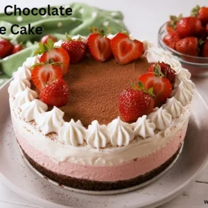 Strawberry Chocolate Mousse Cake