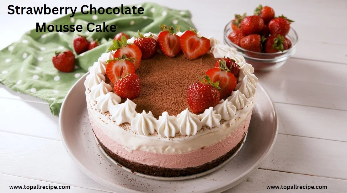 Strawberry Chocolate Mousse Cake