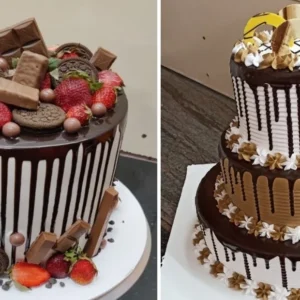 Triple Chocolate Cake Design