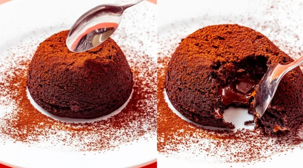 Vegan Molten Chocolate Cake