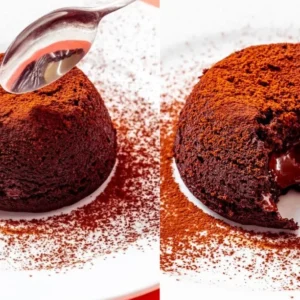 Vegan Molten Chocolate Cake