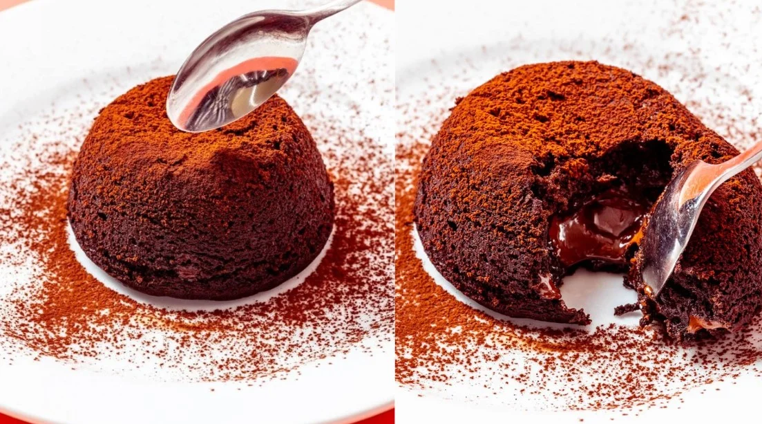 Vegan Molten Chocolate Cake