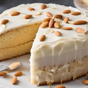 Almond Vanilla Cake Recipe