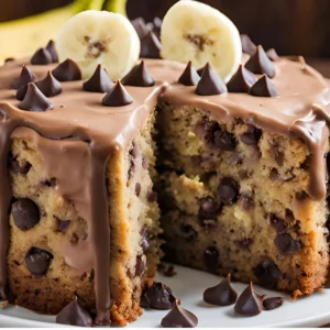 Banana Chocolate Chip Cake