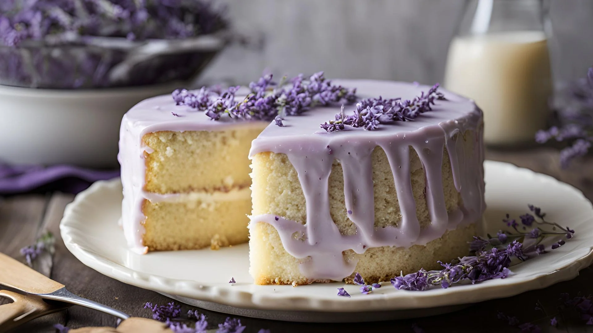 Vanilla Lavender Cake