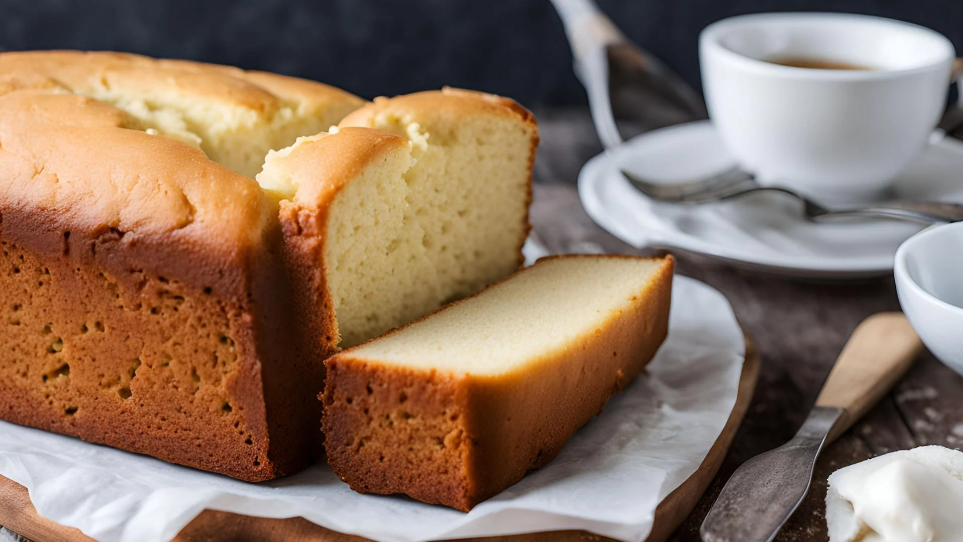 Vegan Vanilla Pound Cake