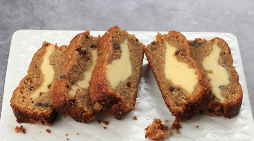 Banana Bread Recipe with Cream Cheese Filling