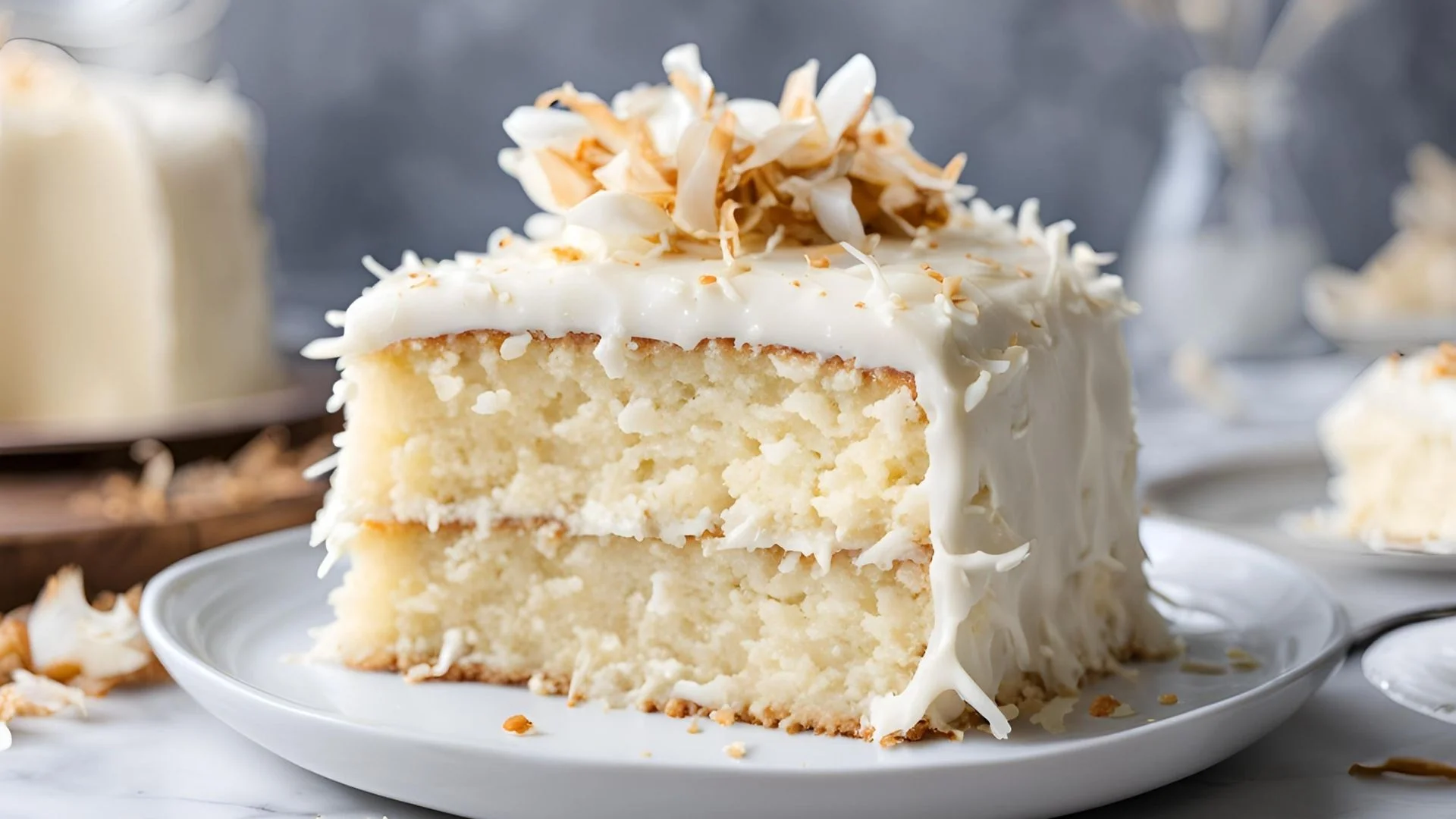 Coconut Vanilla Bean Cake