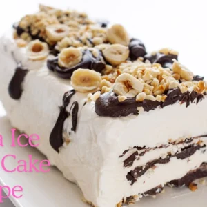 Vanilla Ice Cream Cake Recipe