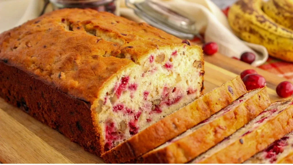 Banana Bread With Cranberries