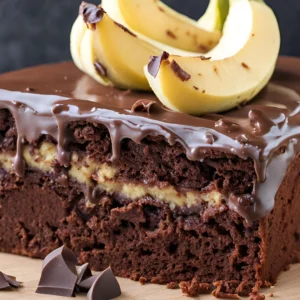 Banana Cake Chocolate Recipe