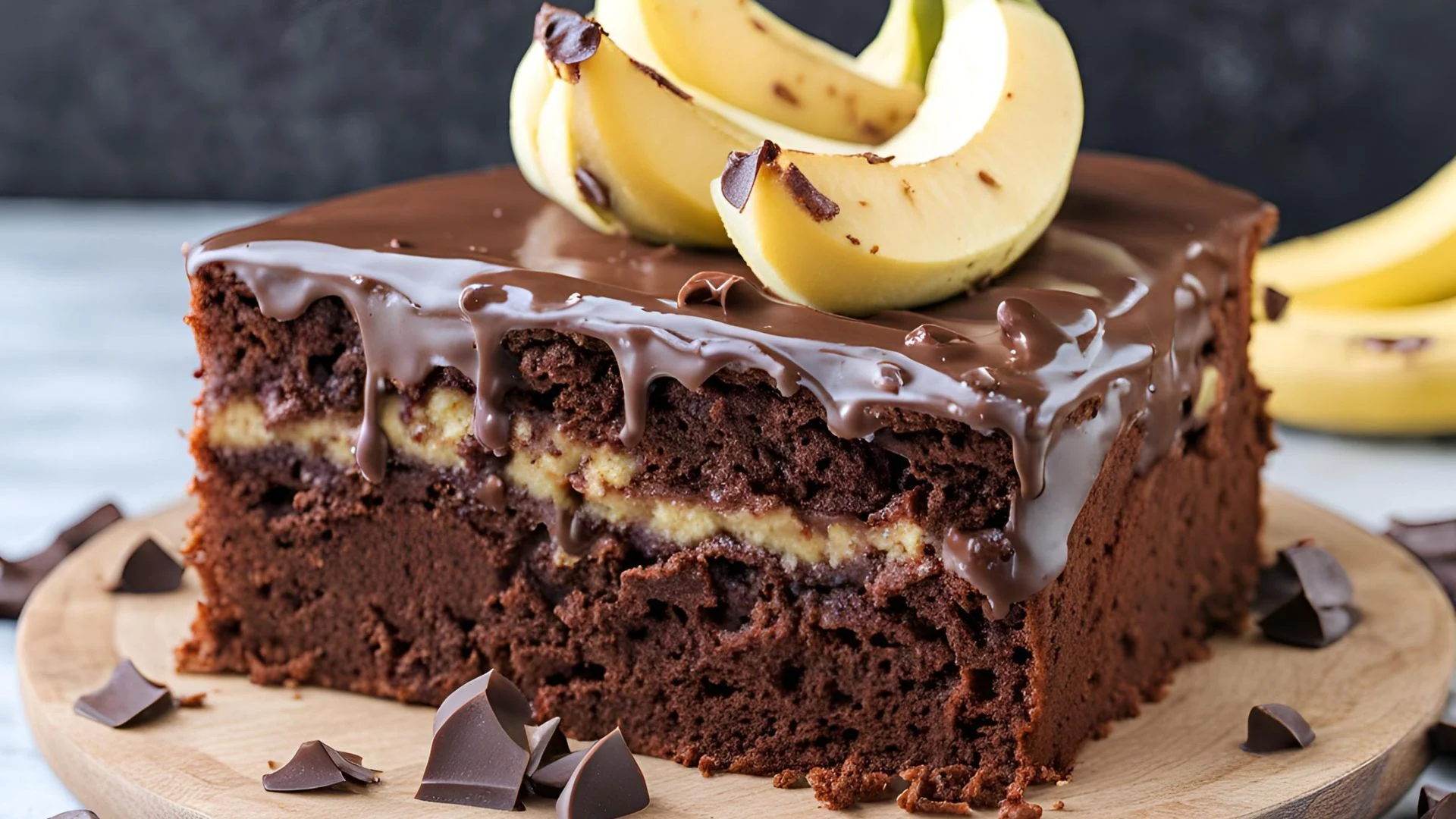 Banana Cake Chocolate Recipe