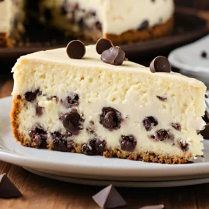 Chocolate Chip Cheesecake Cake