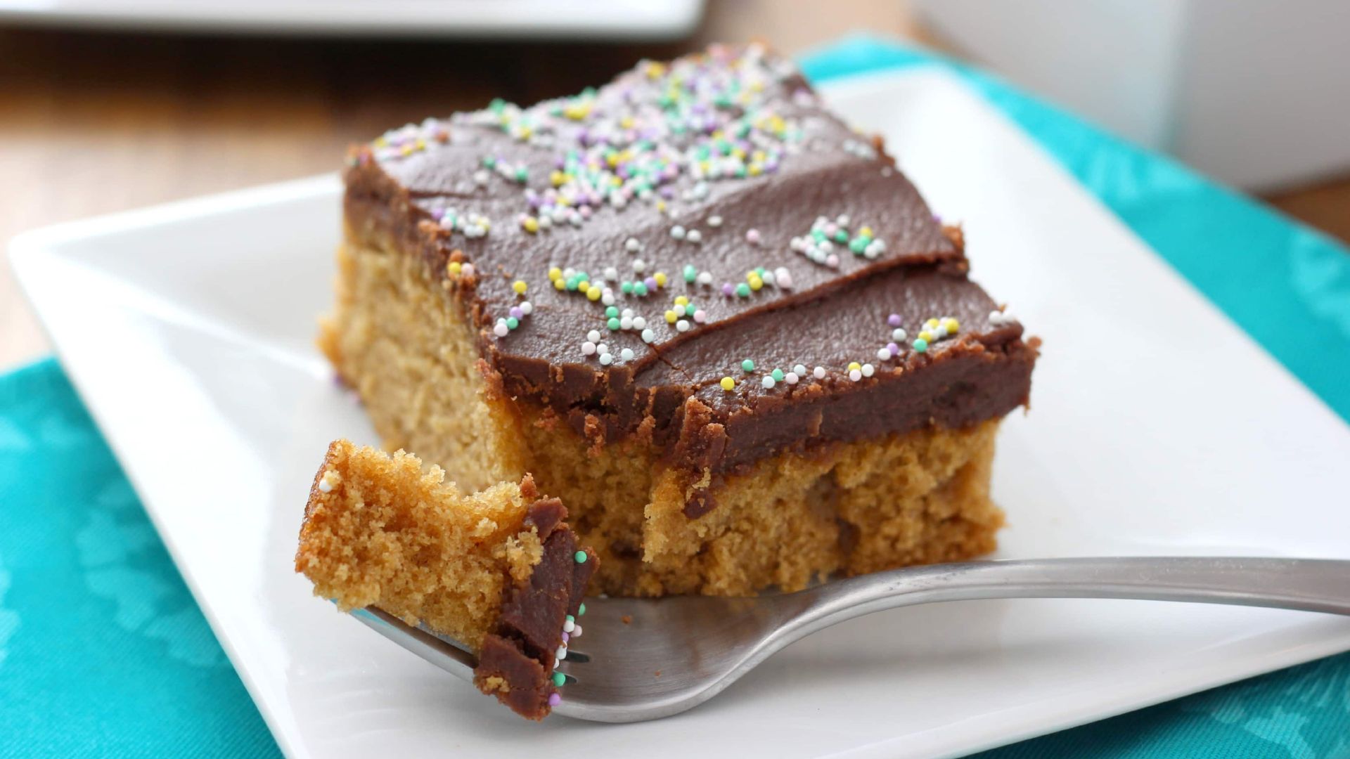 Peanut Butter Cake With Chocolate Frosting Recipe