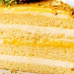 Vanilla Cake With Lemon Curd