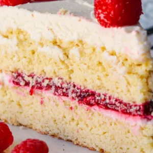 Vanilla Cake With Raspberry Filling Recipe