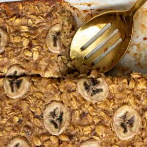 Banana Bread Baked Oatmeal Recipe