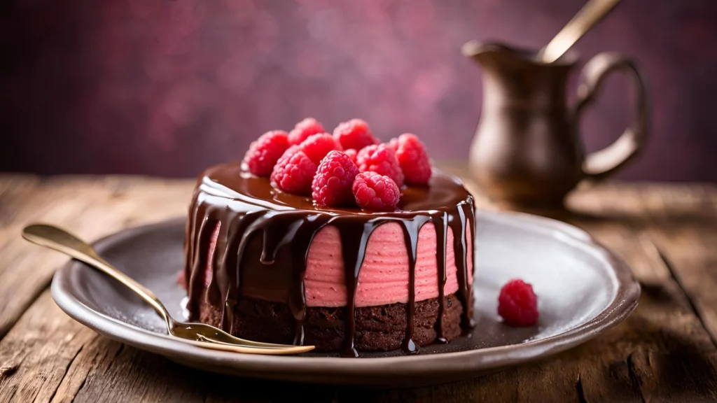 Chocolate Raspberry Mousse Cake 