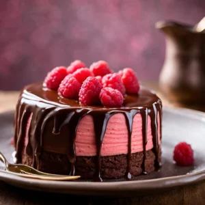 Chocolate Raspberry Mousse Cake