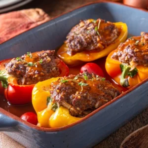 Stuffed Peppers Without Tomato Sauce