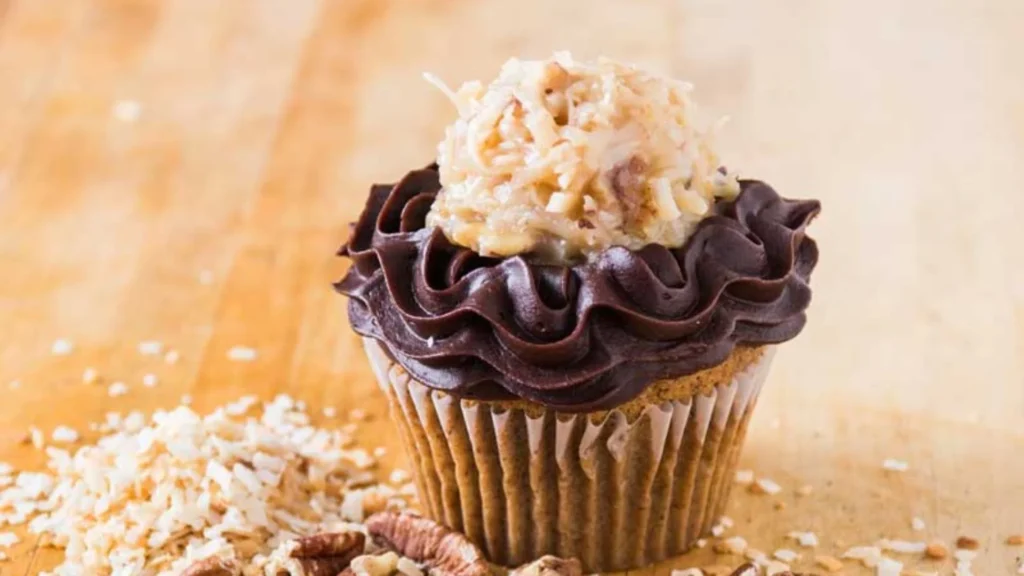 German Chocolate Cupcakes