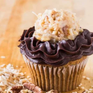 German Chocolate Cupcakes