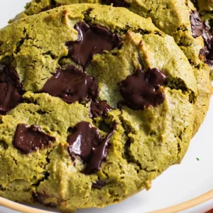 Matcha Chocolate Chip Cookies