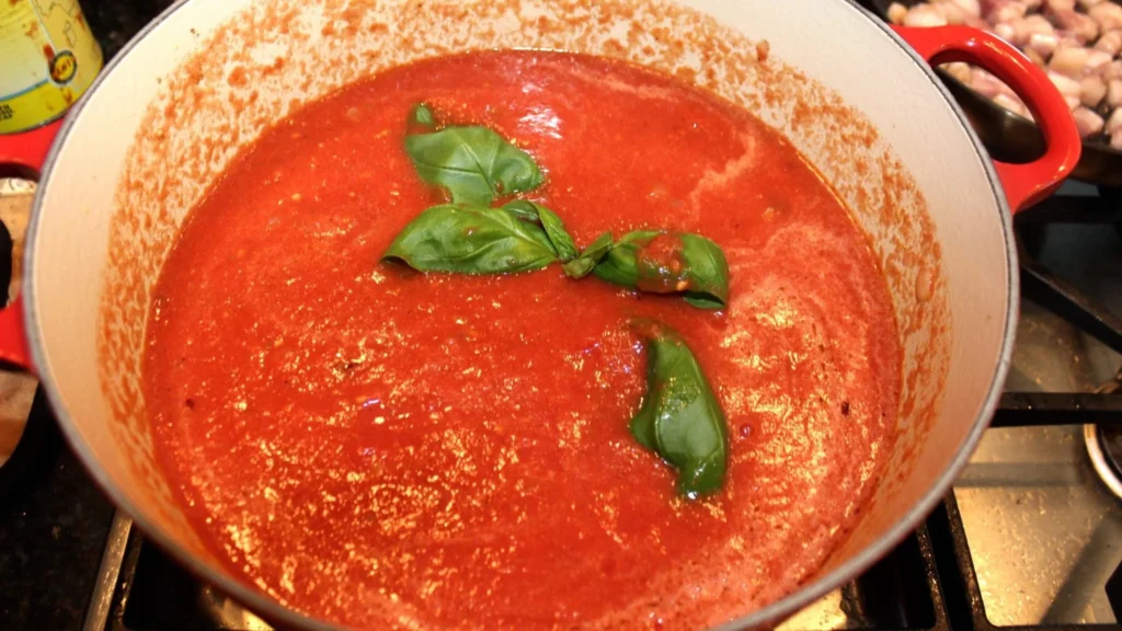 San Marzano Sauce From Fresh Tomatoes