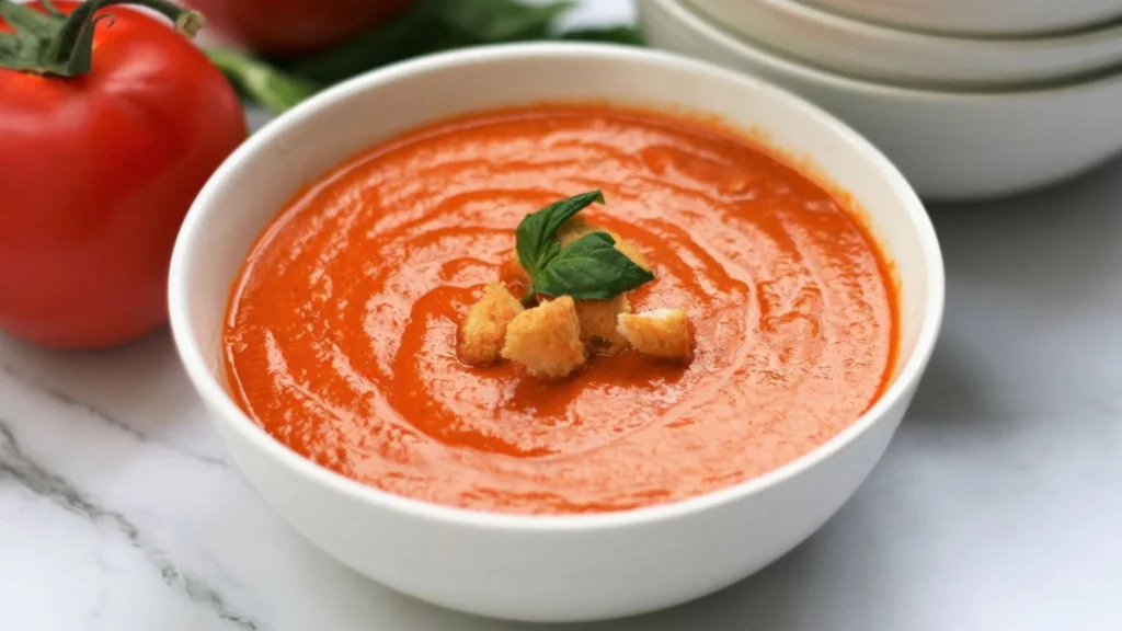 Tomato Soup Made From Marinara Sauce