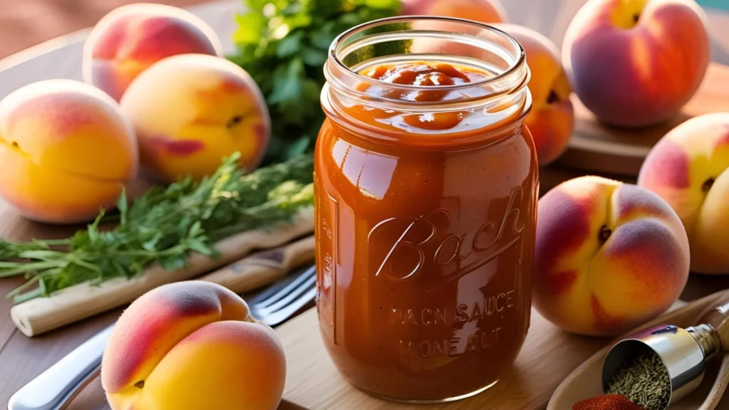 Canned Peach BBQ Sauce Recipe