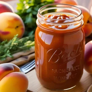 Canned Peach BBQ Sauce Recipe