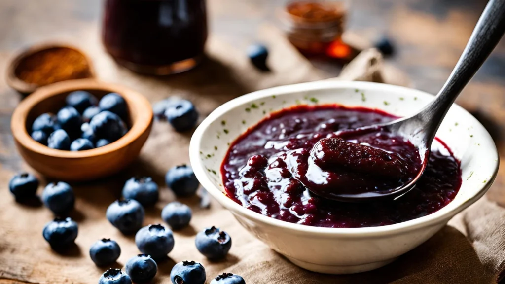 Spicy Blueberry BBQ Sauce Recipe