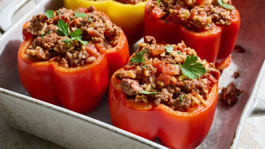 Stuffed Pepper Without Tomato Sauce