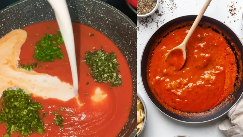 Tomato And Coconut Milk Sauce