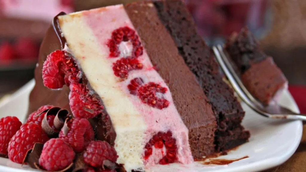 Chocolate Raspberry Mousse Cake