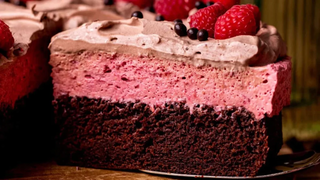 Chocolate Raspberry Mousse Cake