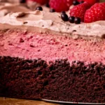 Chocolate Raspberry Mousse Cake