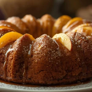 Peach Cobbler Pound Cake Recipe