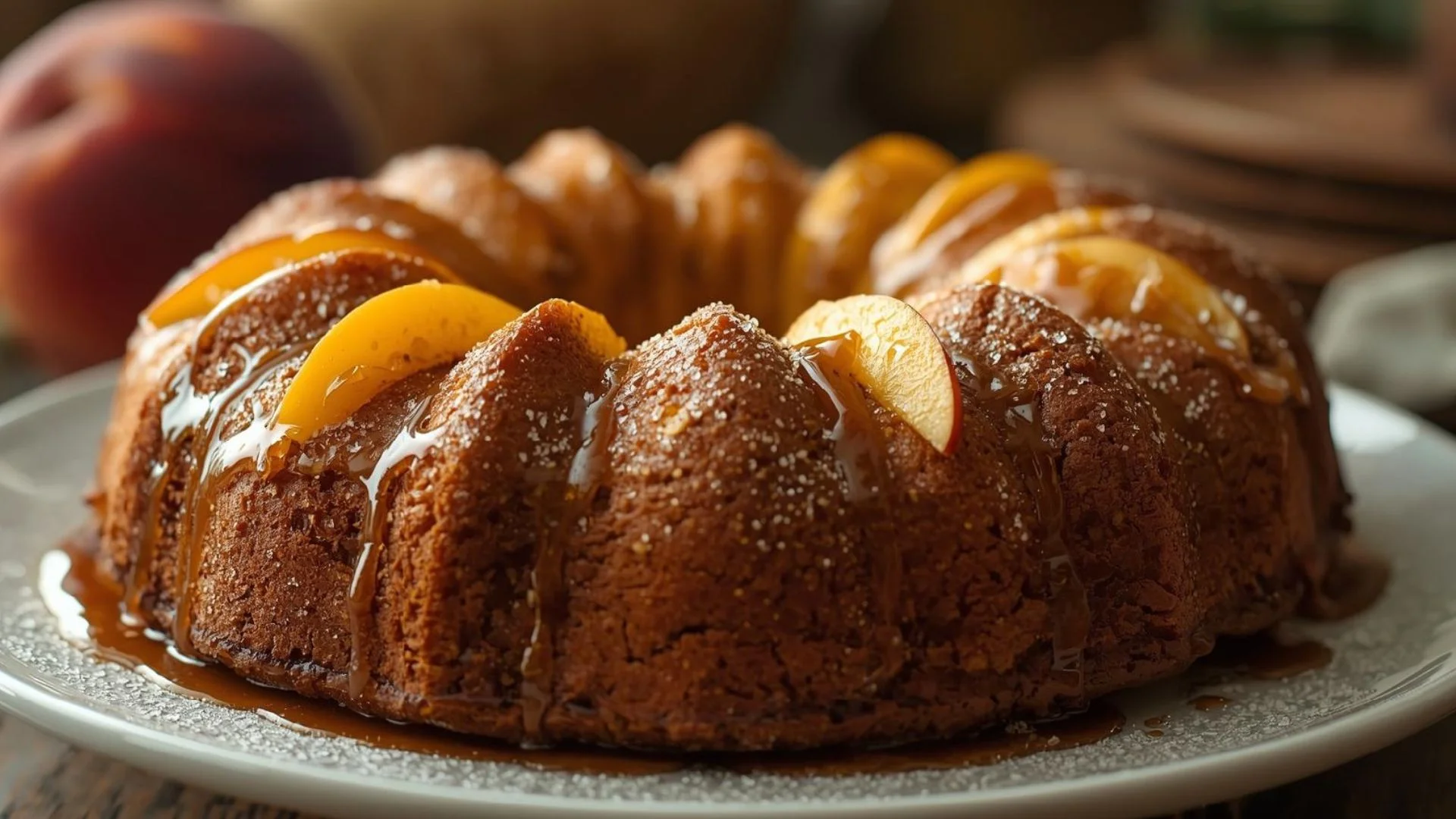 Peach Cobbler Pound Cake Recipe
